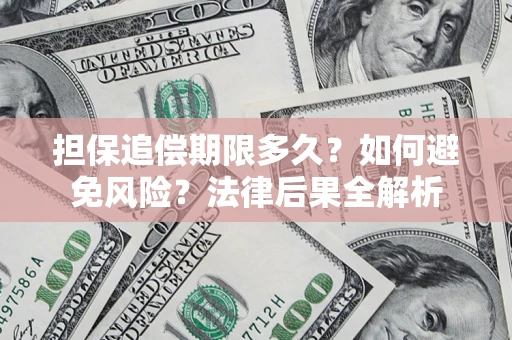 济南担保追偿期限多久？如何避免风险？法律后果全解析
