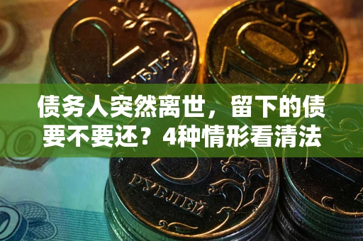 济南债务人突然离世，留下的债要不要还？4种情形看清法律判决