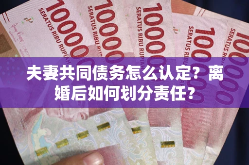 济南夫妻共同债务怎么认定？离婚后如何划分责任？