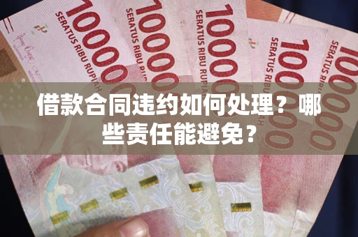 济南借款合同违约如何处理？哪些责任能避免？