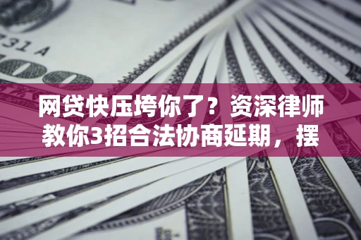 济南网贷快压垮你了？资深律师教你3招合法协商延期，摆脱暴力催收！