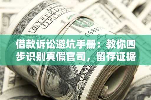 济南借款诉讼避坑手册：教你四步识别真假官司，留存证据不踩雷